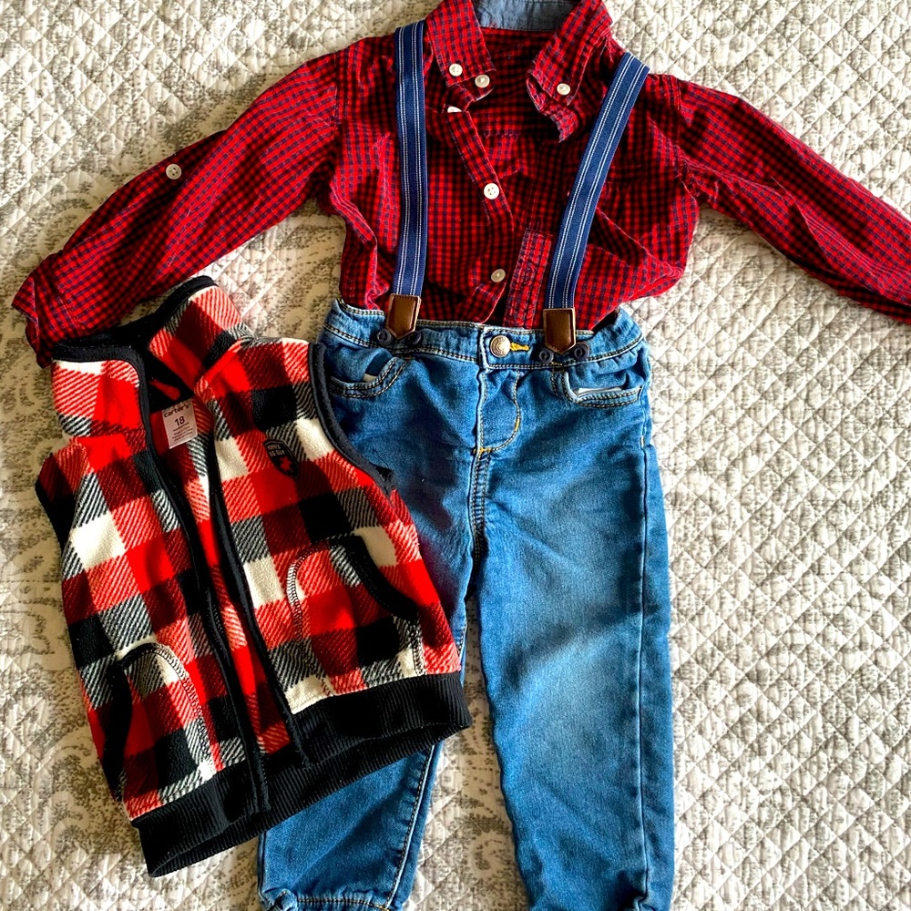 Holiday outfit 18m bundle!